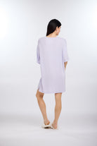 Model wearing Birds of a Feather Oversized Sleep Tee Shirt by Nick & Nora