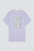 Product shot of Birds of a Feather Oversized Sleep Tee Shirt by Nick & Nora