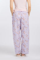Back view of 100% Cotton Sleep Pajama Pants in Birds of a Feather Print by Nick & Nora 