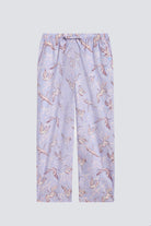 Product shot of 100% Cotton Sleep Pajama Pants in Birds of a Feather Print by Nick & Nora 