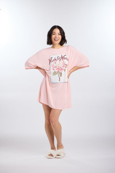 Blossom Oversized Sleep Tee – Nick & Nora Sleepwear