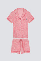 Studio shot of Ditsy Blossoms Short Sleeve Pajama Set by Nick & Nora