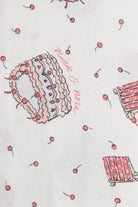 Closeup detail shot of Nick & Nora's Let's Eat Cake print