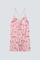 Product shot of Satin Macarons Chemise by Nick & Nora