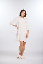 Model in Sweet Dreams Oversized Sleep Tee Shirt by Nick & Nora